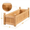 Yaheetech Wooden Raised Garden Bed Garden Planter for Yard Light Brown - image 3 of 4