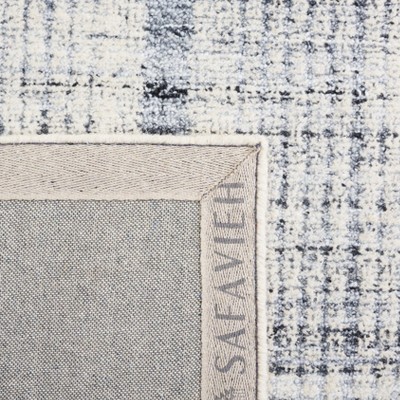 Gray Hand-Tufted Wool and Synthetic 6' x 9' Area Rug