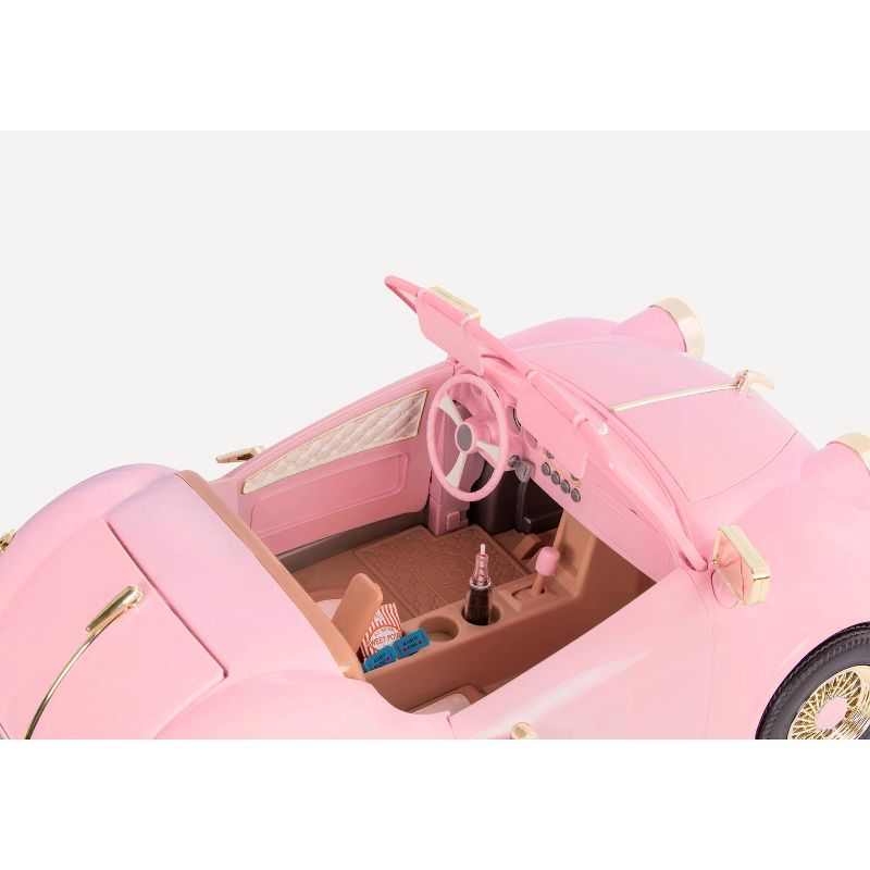 Our Generation In the Driver Seat Cruiser - Pink Convertible for 18&#34; Dolls, 6 of 10