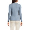 Lands' End Women's Drapey Rib Skimming Long Sleeve Henley - image 2 of 4