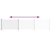 vidaXL Patio Retractable Side Awning 55.1"x236.2" Cream - 4 of 4