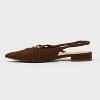 Women's Twiggy Multi Buckle Mini Heel Flats with Memory Foam Insole - A New Day™ - 2 of 4