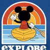 Men's - Disney - Mickey Mouse Exploration Long Sleeve Graphic T-Shirt - 2 of 4