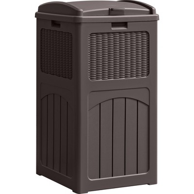 LACOO Outdoor  Resin Hideaway Trash Can