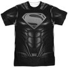 Men's Justice League Movie Black Superman Outfit Short Sleeve Costume T-Shirt - 2 of 4