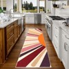 Area Rug, Machine Washable Colorful Area, Non Slip Rug for Living Room, Indoor Non-Slip Carpet, Modern Minimalist Front Door Mat, Sun Accent Rug - 2 of 4