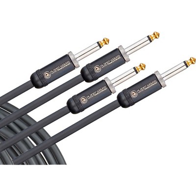 D'Addario Planet Waves American Stage Instrument Cable 2-Pack 10 ft. Black
