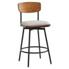 Spruce&Spring Swivel Counter Height Bar Stool Set of 2 - 3 of 4