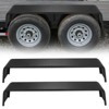 Trailer Fenders for Tandem Axle Trailers - Heavy Duty Plate Steel Fenders for 13"-15" Wheels (Set of 2) - 3 of 4
