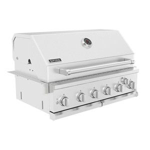 Spire 6 Burner Built in Grill Head Gas Grill With Rear Burner Model #740-0781P: Stainless Steel, 80000 BTU, 904 sq in Cooking Area - 1 of 4