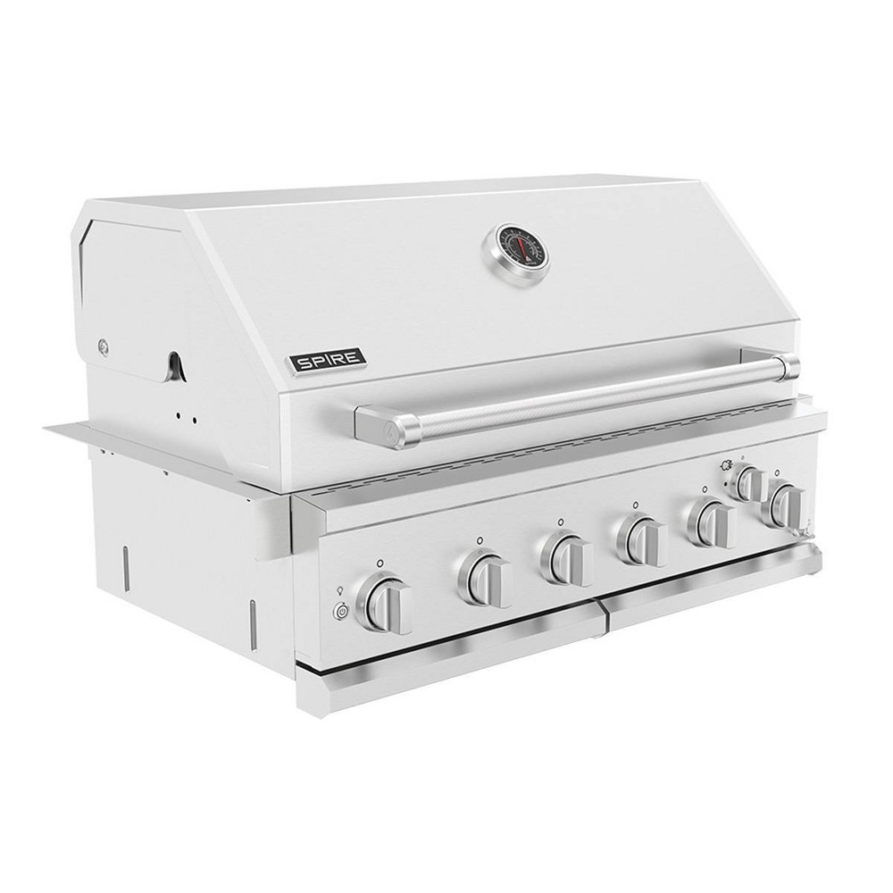 Photos - Electric Grill Spire 6 Burner Built in Grill Head Gas Grill With Rear Burner Model #740-0 