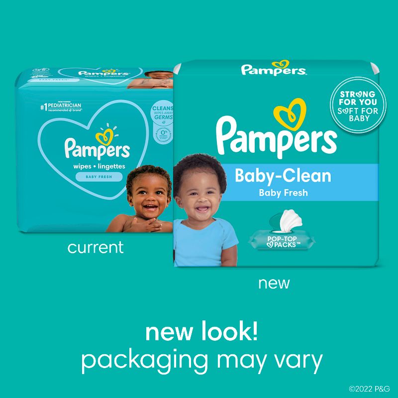 Pampers Baby Clean Fresh Scented Baby Wipes (Select Count), 3 of 14