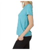 Women's Honey Comb Loose Fit Short Sleeve V-Neck Top - X by Gottex - 3 of 3