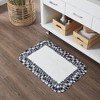 April & Olive Annie Buffalo Black Check Bathmat 20x30 VHC Brands - 3 of 3