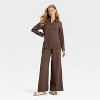 Women's Long Sleeve Gauze Collared Button-Down Shirt - Universal Thread™ - 3 of 3