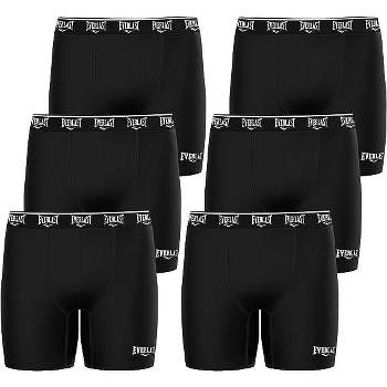 Pack of 3 men's Black Dim Sport active thermo-regulating cotton boxers