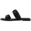 Journee Collection Women's Pegie Slip On Faux Leather Flat Sandals - 2 of 4