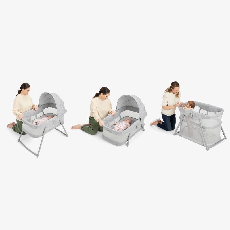 Graco Dream More 3-in-1 Travel Bassinet - Modern Cottage, 2 of 5