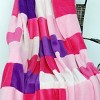 Slickblue Cozy Coral Fleece Patchwork Throw, 59x78.7 inches, 4 Color Options, Warm Blanket for Bedroom, Sofa & Travel - 3 of 3