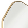 Noble Park Arch Top Vanity Wall Mirror Modern Beveled Glass Gold Wood Frame 26" Wide for Bathroom Bedroom Living Room Home Office - 3 of 4
