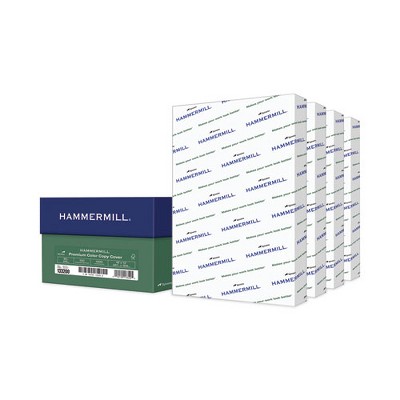 Hammermill Premium Color Copy Cover, 100 Bright, 80 lb Cover Weight, 18 x 12, 250 Sheets/Pack, 4 Packs/Carton