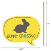 Big Dot of Happiness Funny Hippity Hoppity - Easter Party Photo Booth Props Kit - 10 Piece - 3 of 4