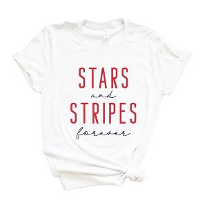 Simply Sage Market Women's Stars and Stripes Forever Short Sleeve Graphic Tee - 1 of 4