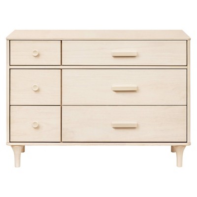 Washed Natural Double Dresser with Smooth-Glide Drawers