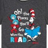 Boys' - Dr. Seuss - Oh! Places You'll Go When You Read Short Sleeve Graphic T-Shirt - 2 of 4