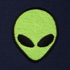 Dalix Alien Embroidery Sweatsuit Set Hoodie Jogger Soft Fleece Relaxed Fit Lounge Mens in Navy Blue 2XL XX-Large - 2 of 4