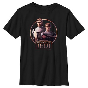 Boy's Star Wars: Tales of the Jedi Anakin Skywalker and Obi-Wan Kenobi T-Shirt - 1 of 4