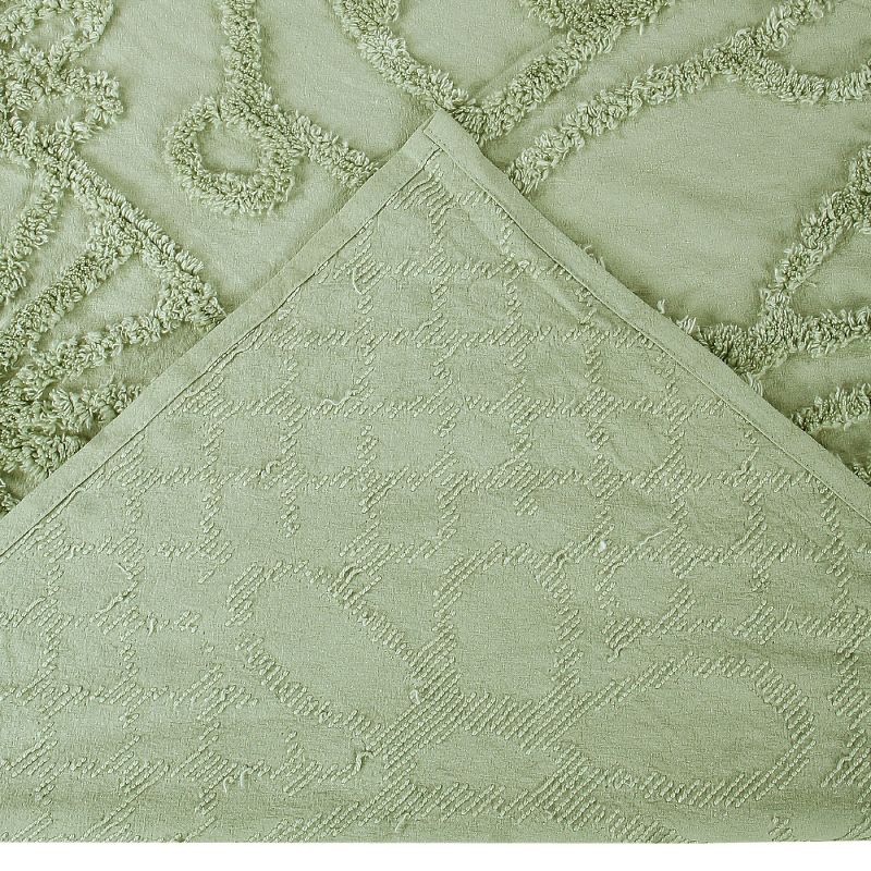 Trevor Collection 100% Cotton Tufted Unique Luxurious Bedspread & Sham Set - Better Trends, 6 of 9