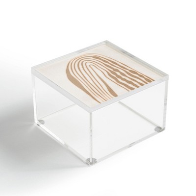 Iveta Abolina Liquid Lines Series 3 4" x 4" Acrylic Box - Deny Designs