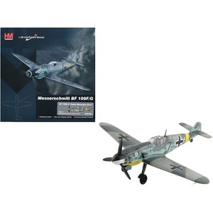 Messerschmitt Bf 109F-2 Fighter Aircraft "Escuadrilla Azul, Russia" (1942) Spanish Air Force 1/48 Diecast Model by Hobby Master - 1 of 4