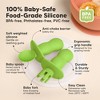4-Pack Prep Baby Spoons & Forks Set, Self Feeding Baby Utensils 6-18 Months, Silicone BLW Baby Feeding Set, BPA-Free - 2 of 4