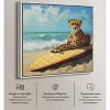 Art Remedy Cheetah Surfer Chic Coastal Wall Art Framed - 2 of 4