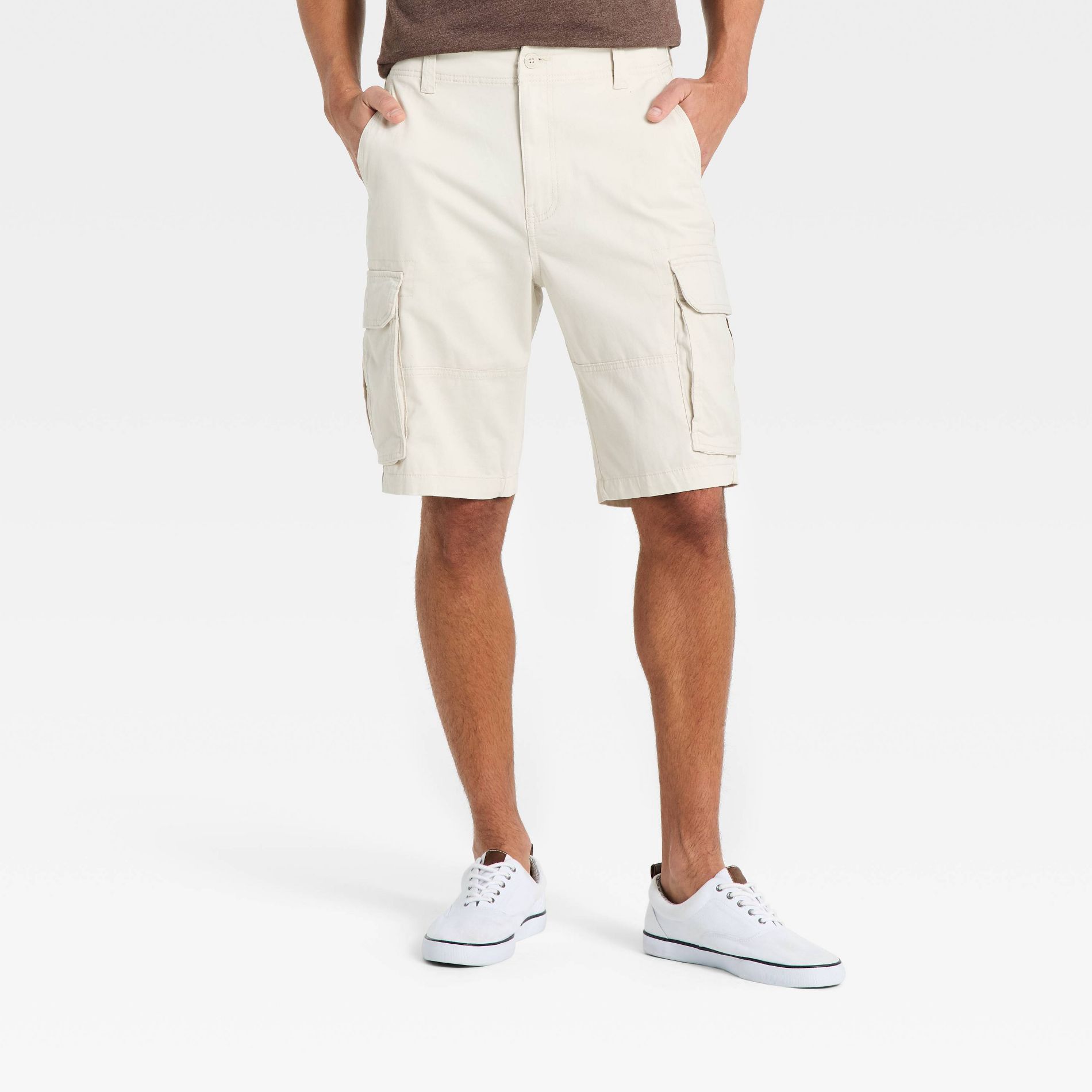 Men's 11" Cargo Shorts - Goodfellow & Co™ Cream