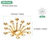 Unique Bargains Metal Durable Multipurpose Jewelry Making End Caps 200 Pcs - 3 of 4