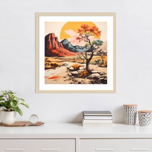 Amanti Art The Desert Path V by Walker Noble Framed Wall Art Print - 1 of 4