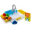 Robocar Poli Edu Sink Set- 10 Color-Changing Foods & Real Running Water with Automatic Circulation | Pretend & Play Kitchen Sink & Accessories Toy - 4 of 4