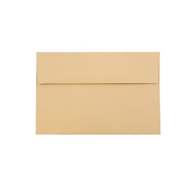 Juvale 100 Pack A7 Brown Envelopes for 5x7 Cards, Wedding Invitations, Birthday, Graduation, Self-Adhesive Flap for Mailing, 5.25 x 7.25 in