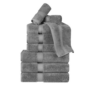 Luxury Cotton Heavyweight Ultra-Plush Towel Set by Blue Nile Mills - 1 of 4
