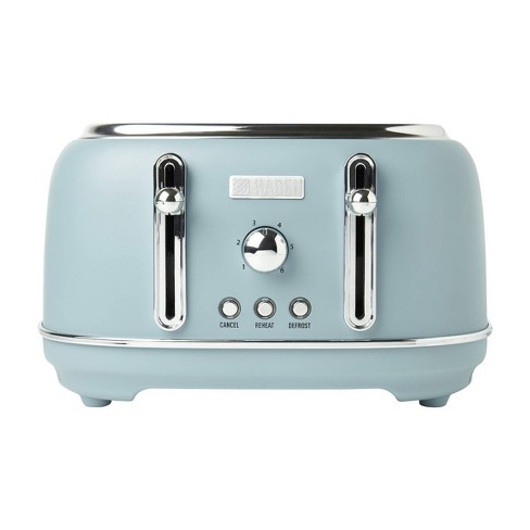 Haden Stainless Steel Retro Toaster & 1.7 Liter Stainless Steel