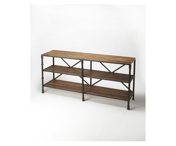 Butler Specialty Auvergne Display Console Table Industrial Chic