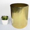 Kaiwah Gold Plated Steel Wastebasket Metallic Gold - Nu Steel - 2 of 4