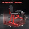 Leg Extension and Curl Machine, Lower Body Special Leg Machine for Home Gym, Adjustable Leg Exercise Bench, Leg Rotary Extension for Thigh - 4 of 4