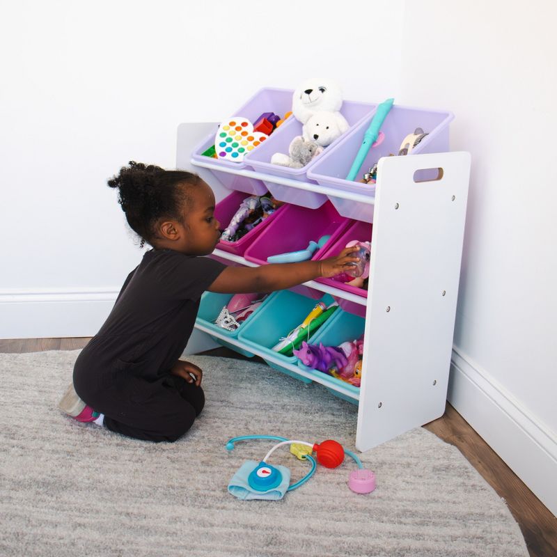 Kids' Toy Storage Organizer with 9 Storage Bins - Humble Crew, 5 of 11