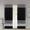 DSVIMOY Curtain Panels, Pintuck Curtain Panel for Living Room, Bedroom, Multicolor, 84"*50"*0.13" - 4 of 4
