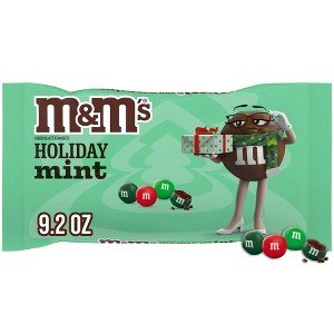 M&M's Christmas Mint Chocolate Candies - 9.2oz - 1 of 4