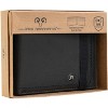 Jack Abrahams - Jack Abrahams Goat Nappa Leather Bi-Fold Slim Compact Wallet Black - 4 of 4